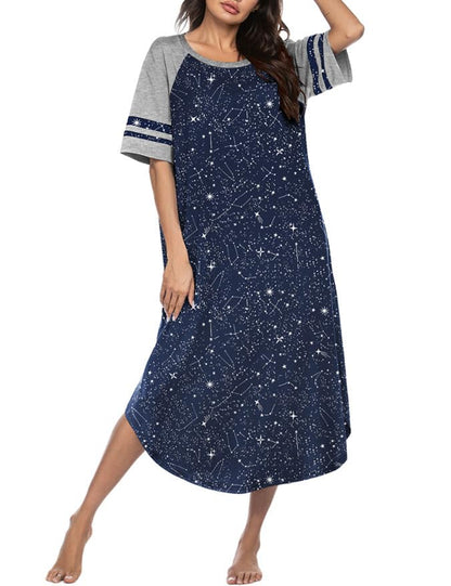 Ekouaer Nightgowns for Women Cotton Long Night Gowns Plus Size Moo Moos