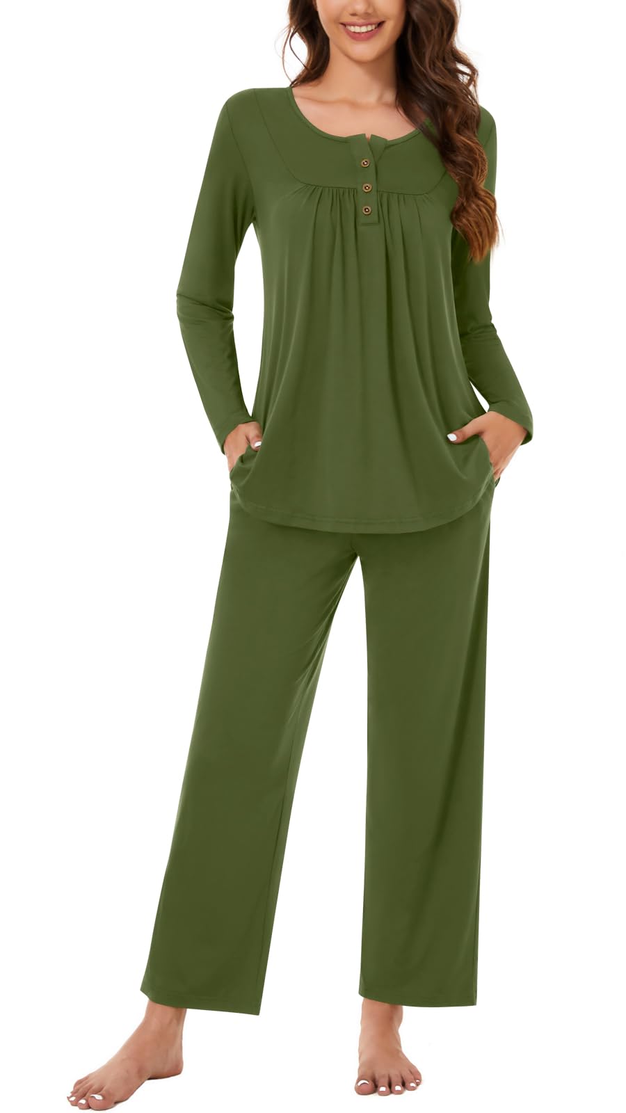 Bestbee Women's Pajama Sets 2 Piece Fall Lounge Outfits Ladies Pj Sets