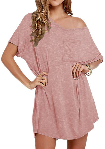 Ekouaer Cotton Nightgowns for Women Oversized Sleep Shirt Tshirt Night Gown