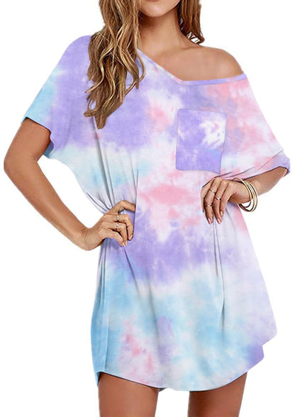 Ekouaer Cotton Nightgowns for Women Oversized Sleep Shirt Tshirt Night Gown