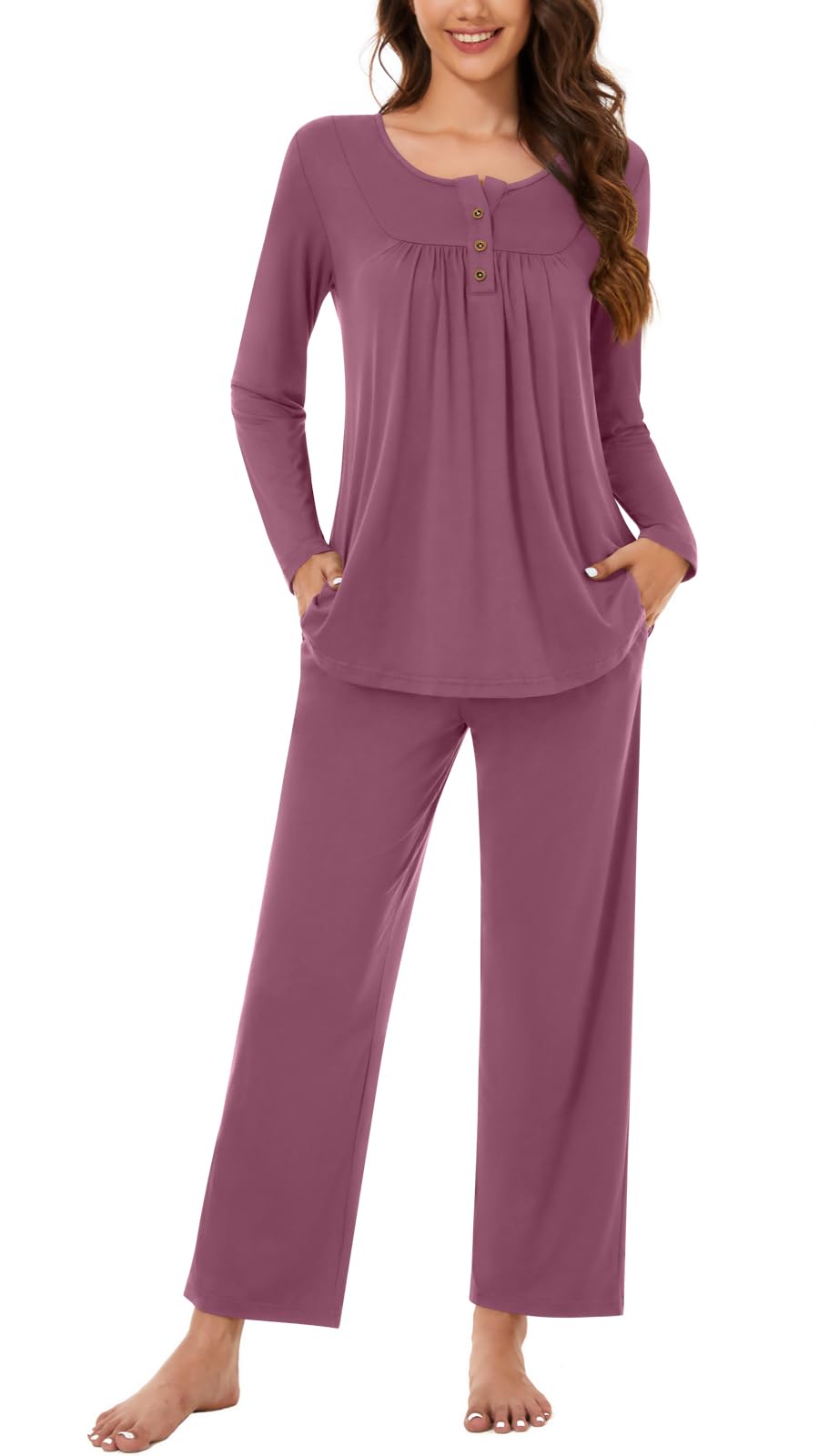 Bestbee Women's Pajama Sets 2 Piece Fall Lounge Outfits Ladies Pj Sets