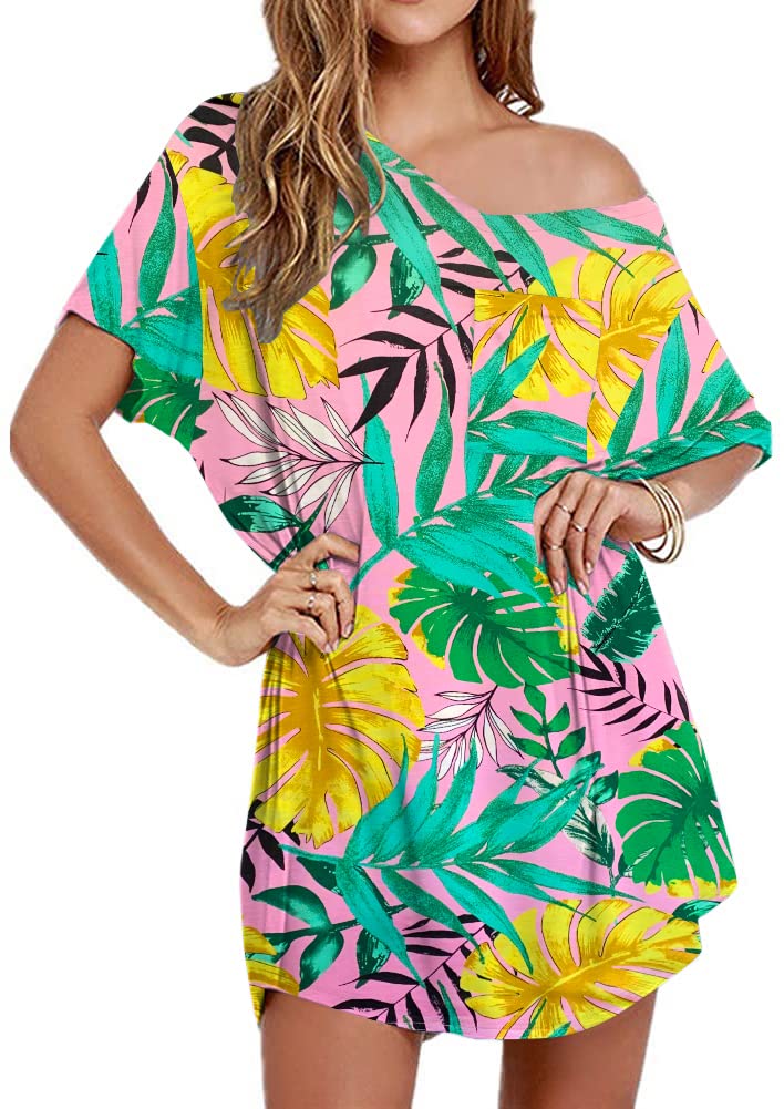 Ekouaer Cotton Nightgowns for Women Oversized Sleep Shirt Tshirt Night Gown