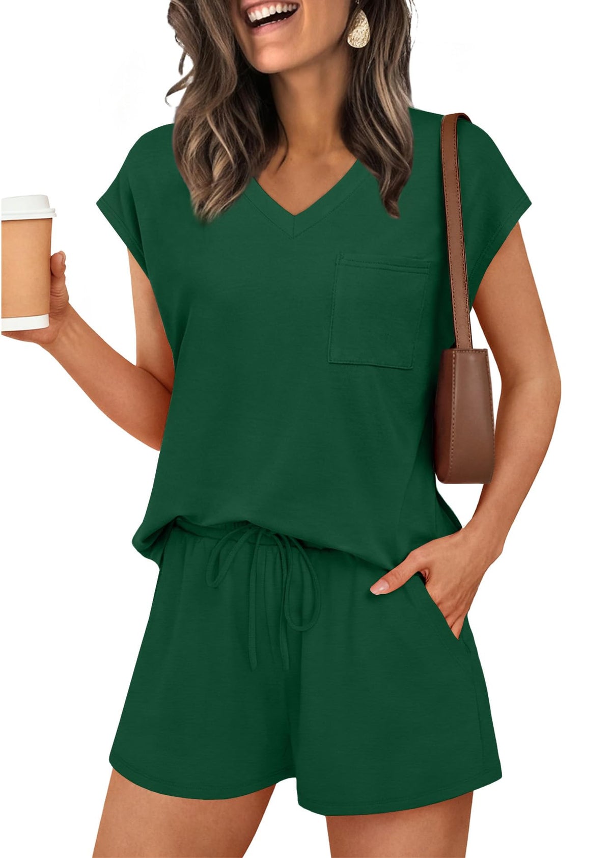 RUMIA Lounge Sets for Women 2 Piece Summer Pajamas Set