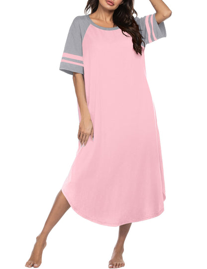 Ekouaer Nightgowns for Women Cotton Long Night Gowns Plus Size Moo Moos