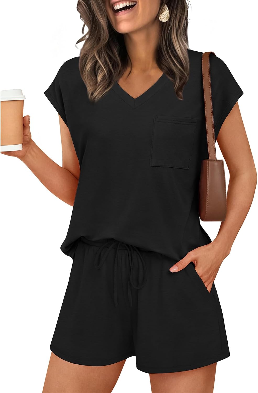 RUMIA Lounge Sets for Women 2 Piece Summer Pajamas Set