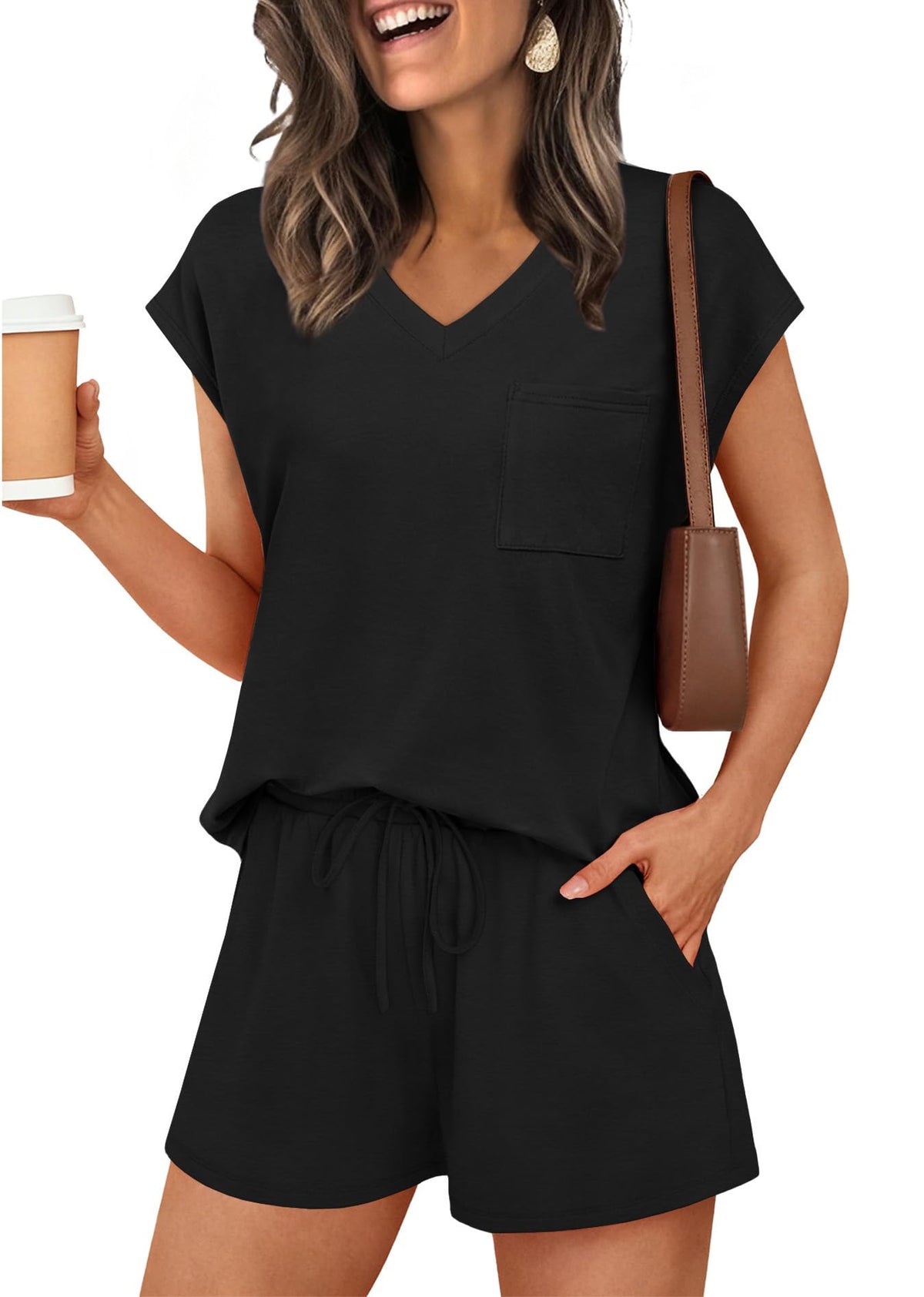 RUMIA Lounge Sets for Women 2 Piece Summer Pajamas Set
