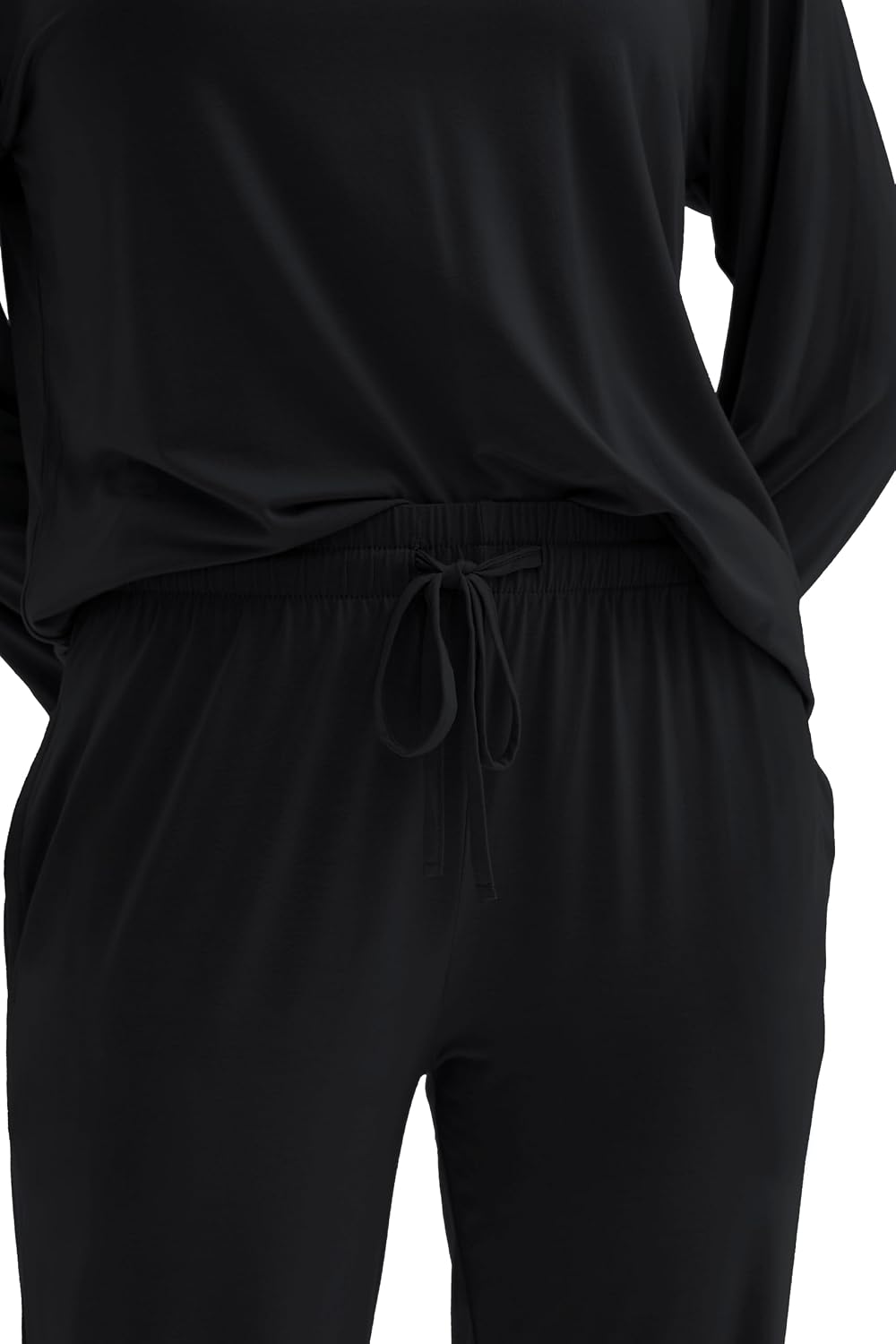 Joyaria Bamboo Viscose Pajamas Women Soft Long Sleeve Cooling Jogger Pants