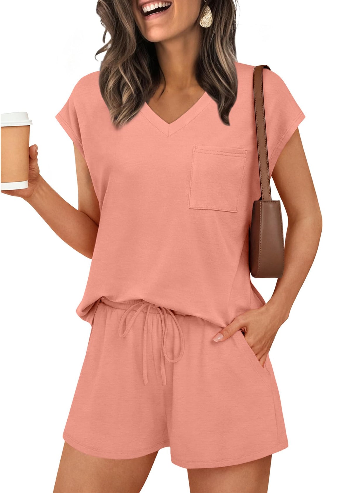RUMIA Lounge Sets for Women 2 Piece Summer Pajamas Set