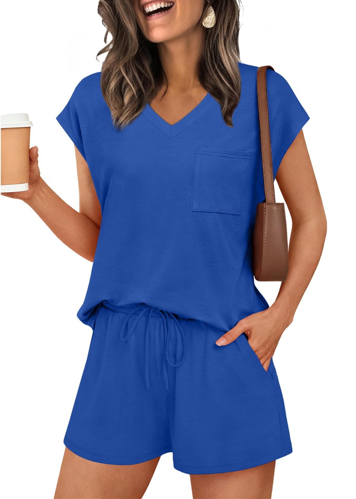 RUMIA Lounge Sets for Women 2 Piece Summer Pajamas Set