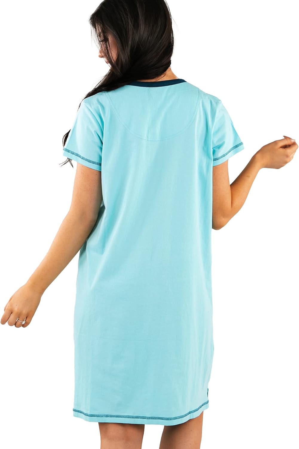 Lazy One Women's Novelty Cotton Nightgown, Cute V-neck Womens Sleep Shirts