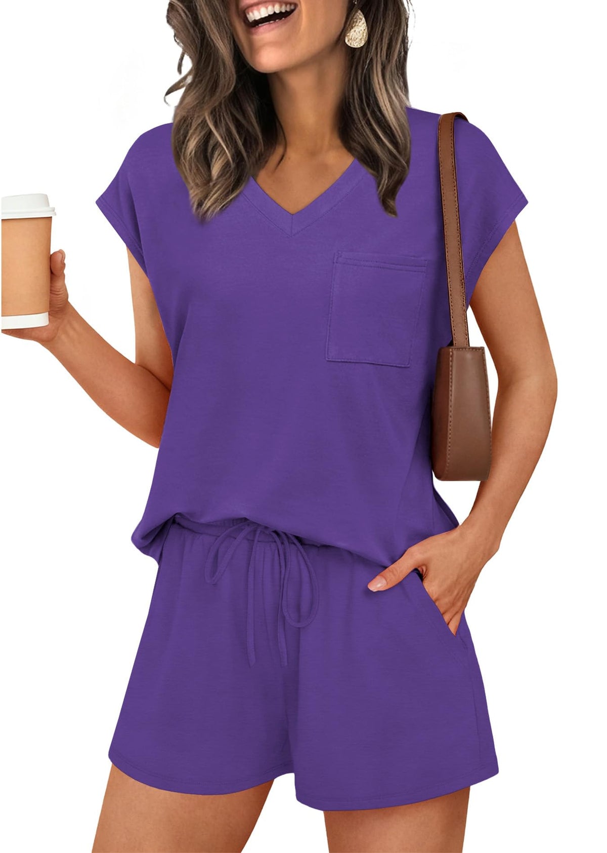 RUMIA Lounge Sets for Women 2 Piece Summer Pajamas Set