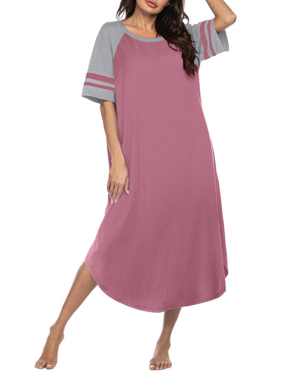 Ekouaer Nightgowns for Women Cotton Long Night Gowns Plus Size Moo Moos