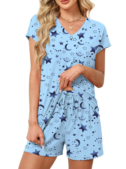 RUMIA Lounge Sets for Women 2 Piece Summer Pajamas Set