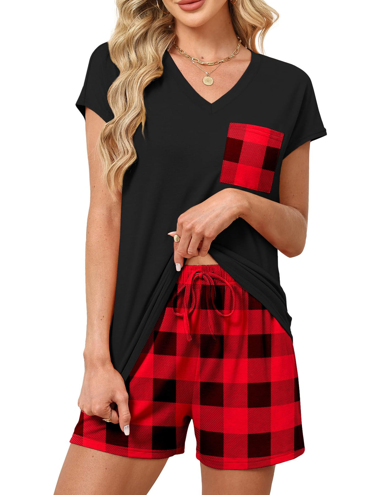 RUMIA Lounge Sets for Women 2 Piece Summer Pajamas Set