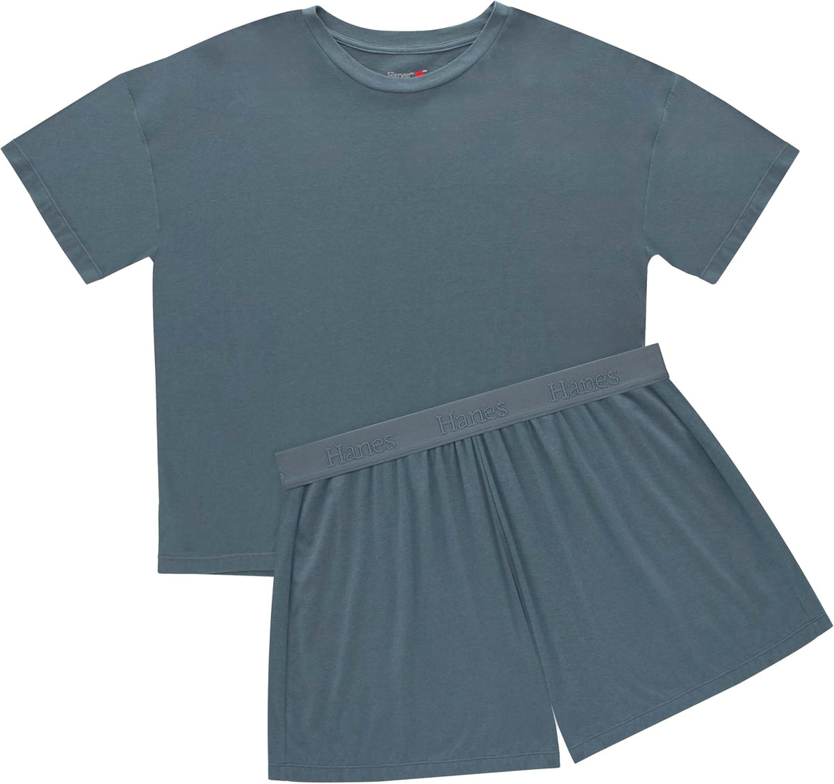 Hanes Women's Pajamas Set, Comfywear Pajamas for Women Set, Originals SupertSoft Loungewear, T-Shirt & Sleep Shorts