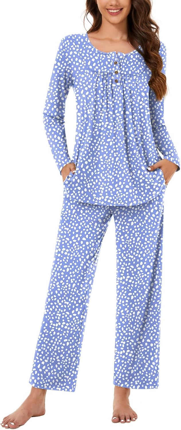 Bestbee Women's Pajama Sets 2 Piece Fall Lounge Outfits Ladies Pj Sets