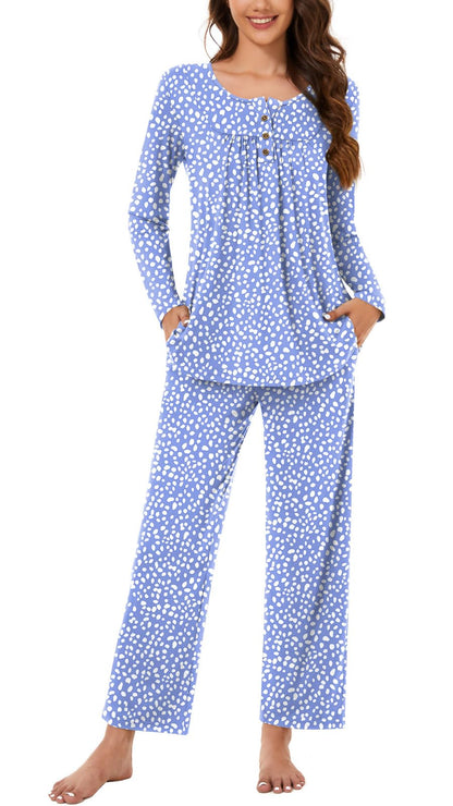 Bestbee Women's Pajama Sets 2 Piece Fall Lounge Outfits Ladies Pj Sets