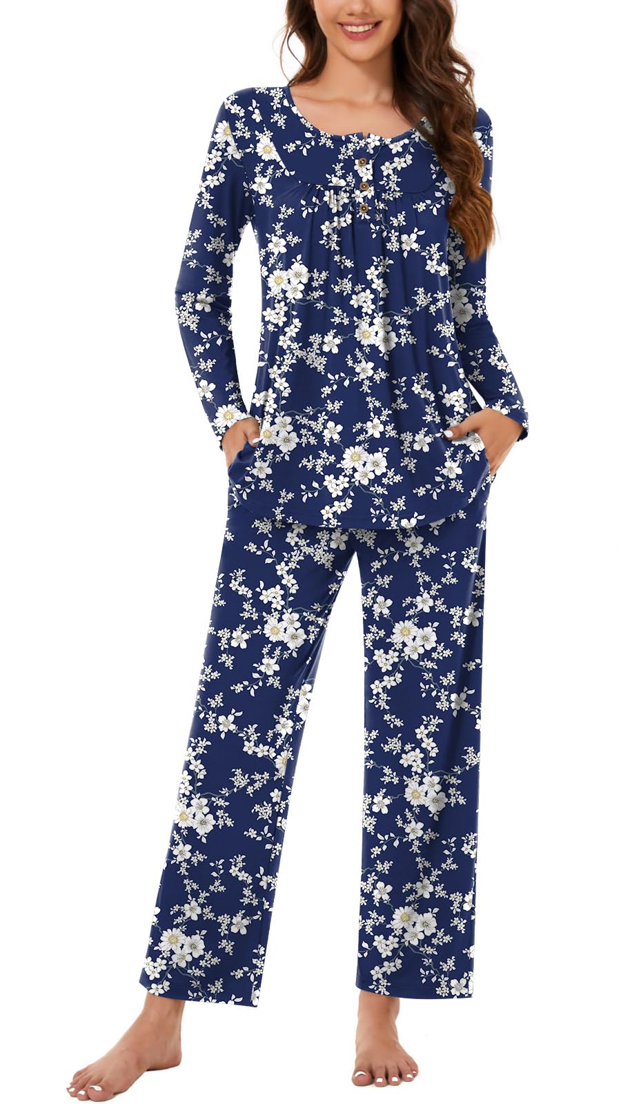 Bestbee Women's Pajama Sets 2 Piece Fall Lounge Outfits Ladies Pj Sets