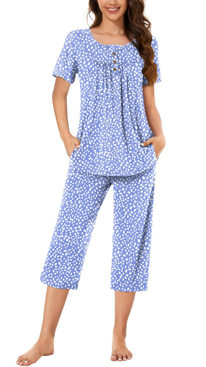 Bestbee Pajamas for Women Set 2 Piece Outfits Soft Sleepwear Ladies Pj Sets