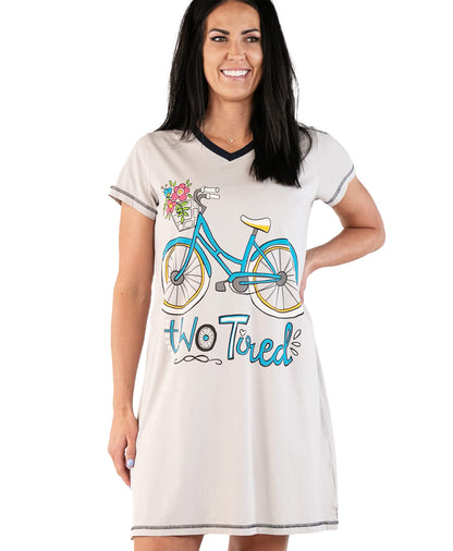 Lazy One Women's Novelty Cotton Nightgown, Cute V-neck Womens Sleep Shirts
