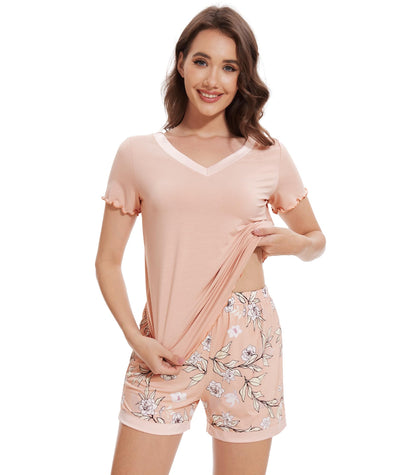 WiWi Bamboo Viscose Womens Pajamas Cooling Sleepwear for Hot Flashes S-4X