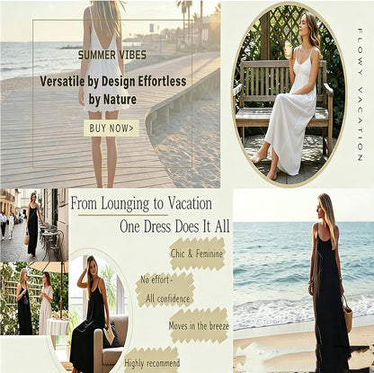 Backless Cami Dress for Women Short Mini Backless Dress Sleeveless Cami Lounge Dress Above Knee House Dress