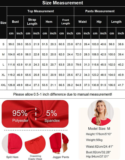Ekouaer Pajamas for Women Set 2 Piece Long Sleeve Pjs Casual Lounge Sets