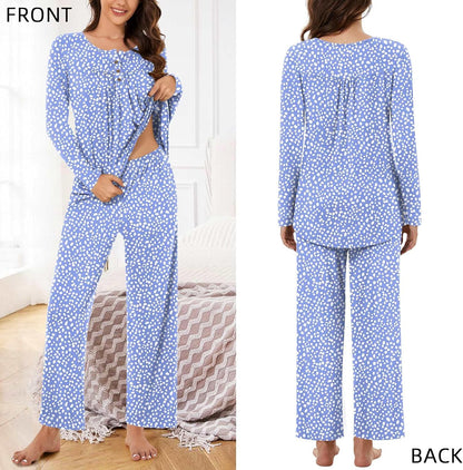 Bestbee Women's Pajama Sets 2 Piece Fall Lounge Outfits Ladies Pj Sets